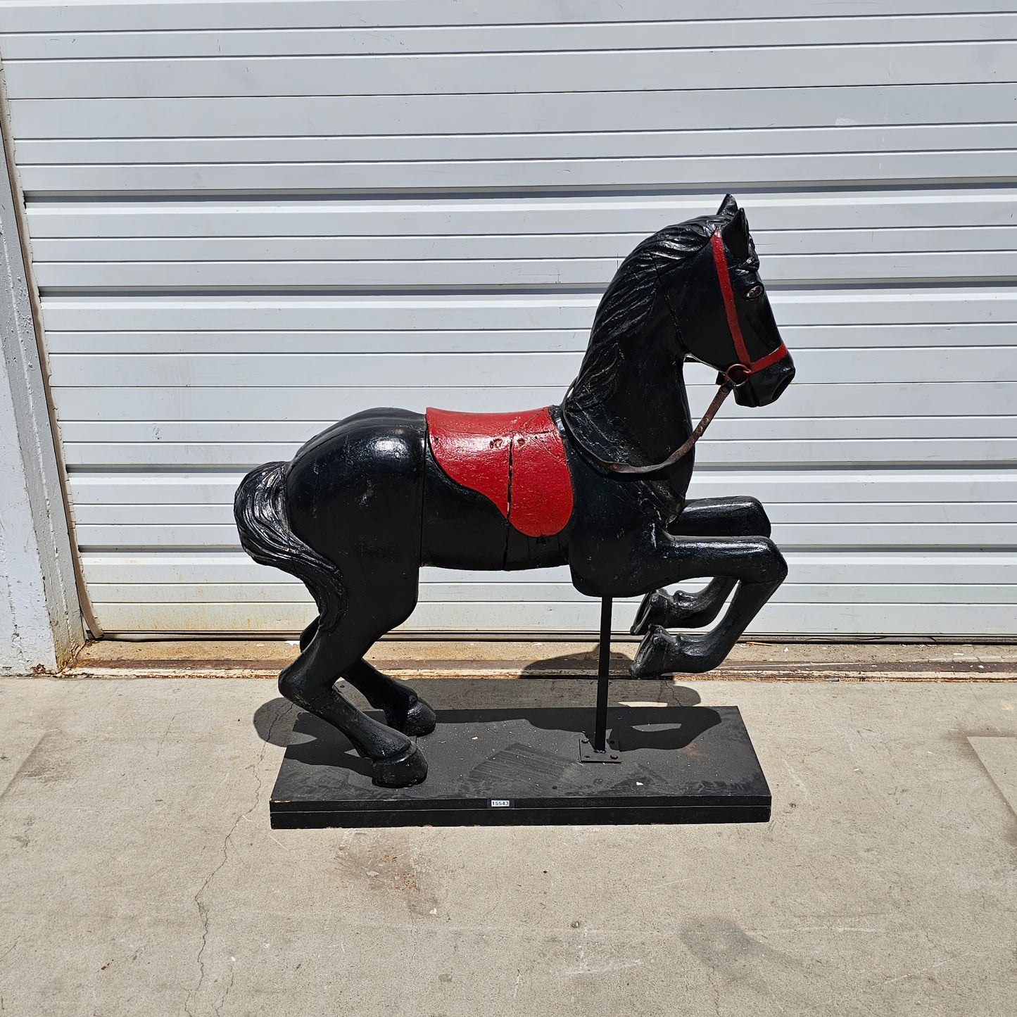 Black French Carousel Horse