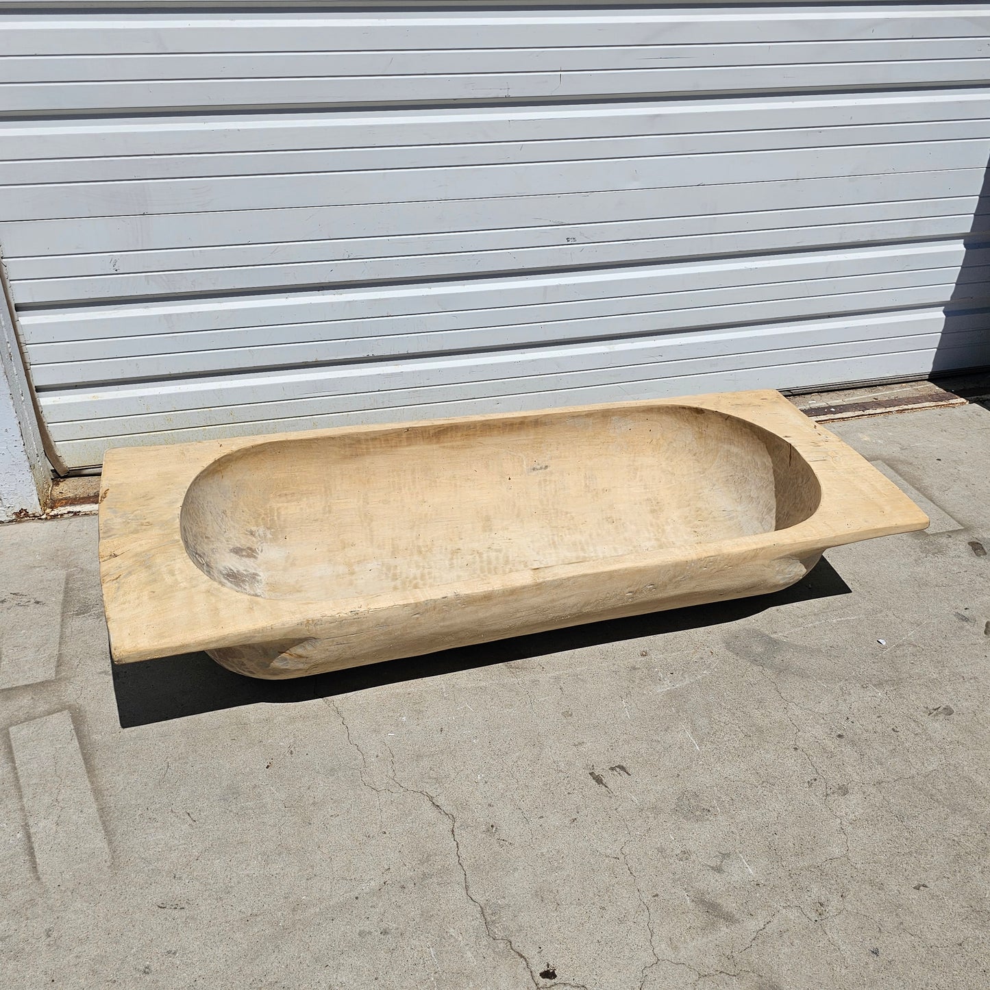 Large Wooden Dough Bowl