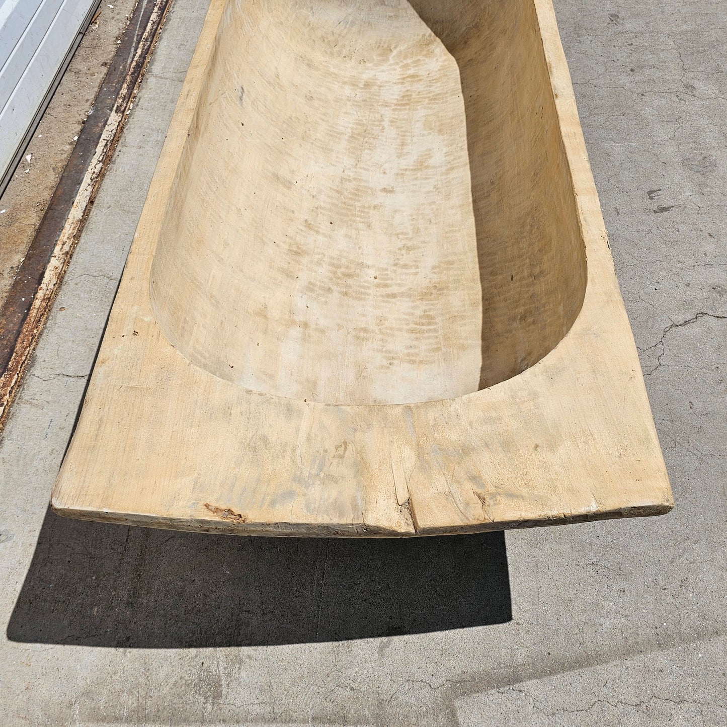 Large Wooden Dough Bowl