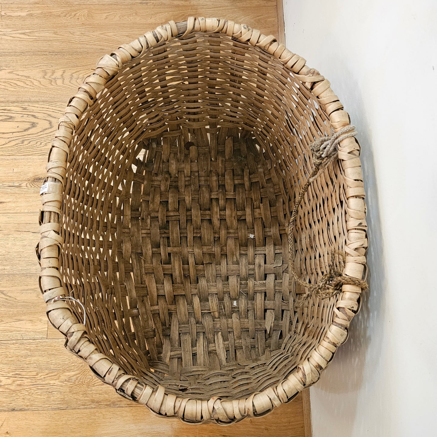 Large Antique Cotton Basket