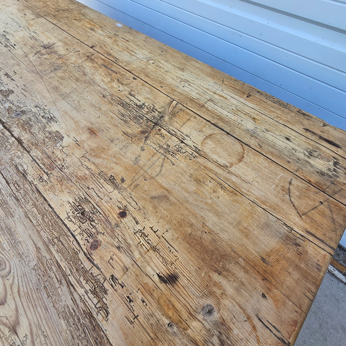 19th C. French Work Table / Island with Drawers on Each Side