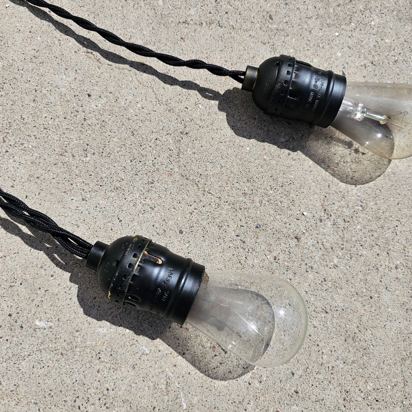 Repurposed Pulley Light