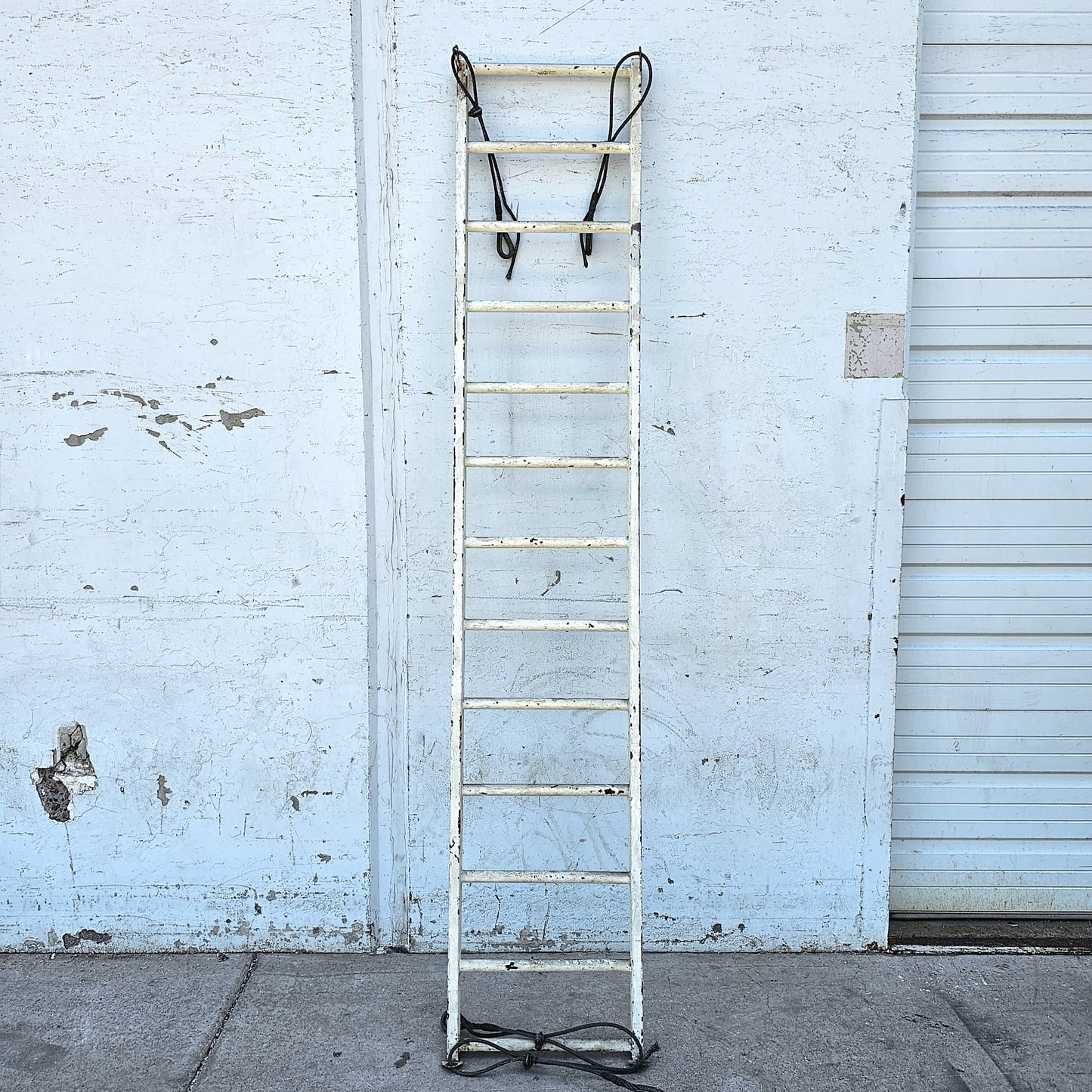 White Iron Fire Escape Ladder