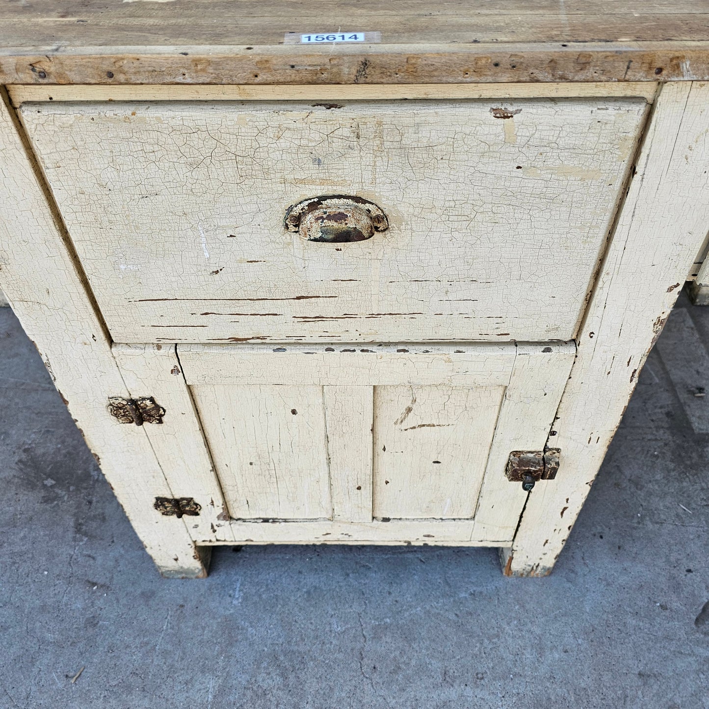 Painted Bakery Work Table