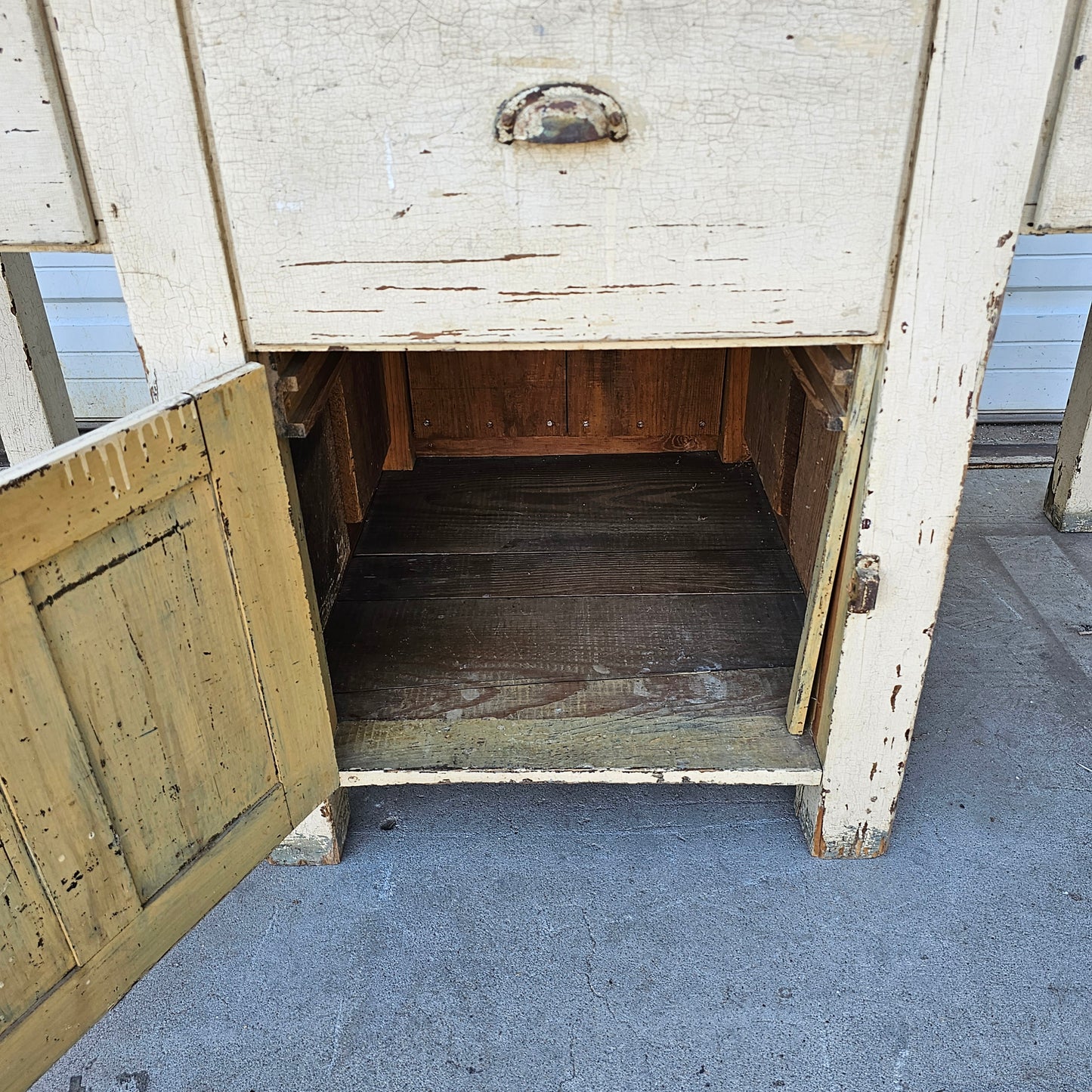 Painted Bakery Work Table