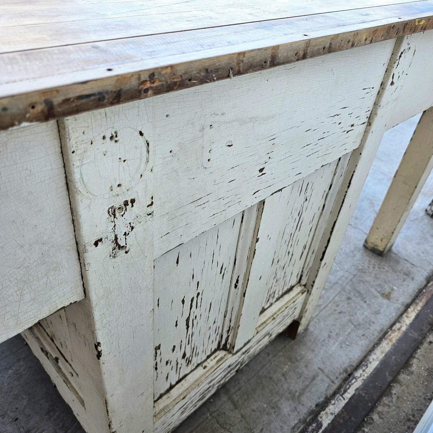 Painted Bakery Work Table