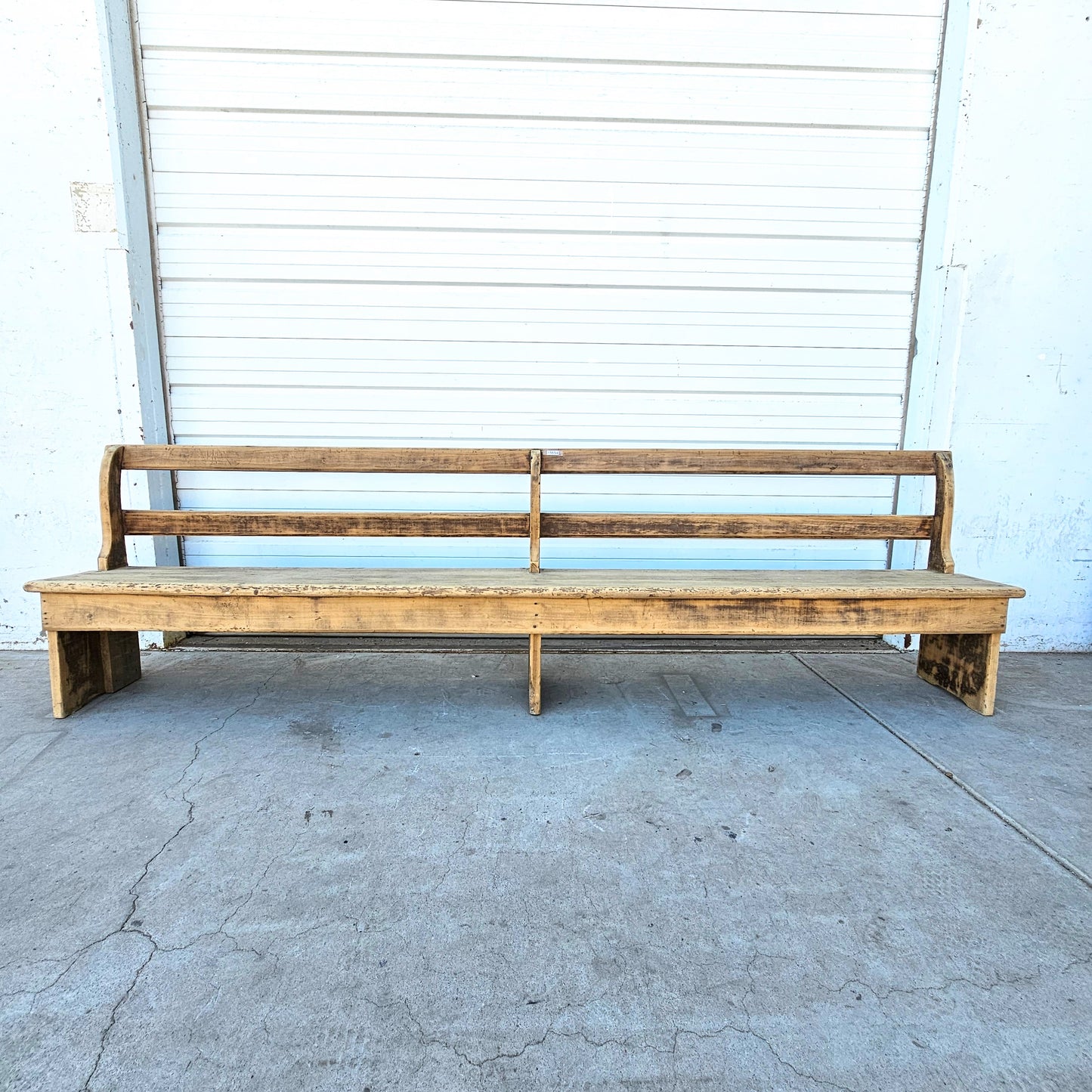 Bleached Country Store Bench