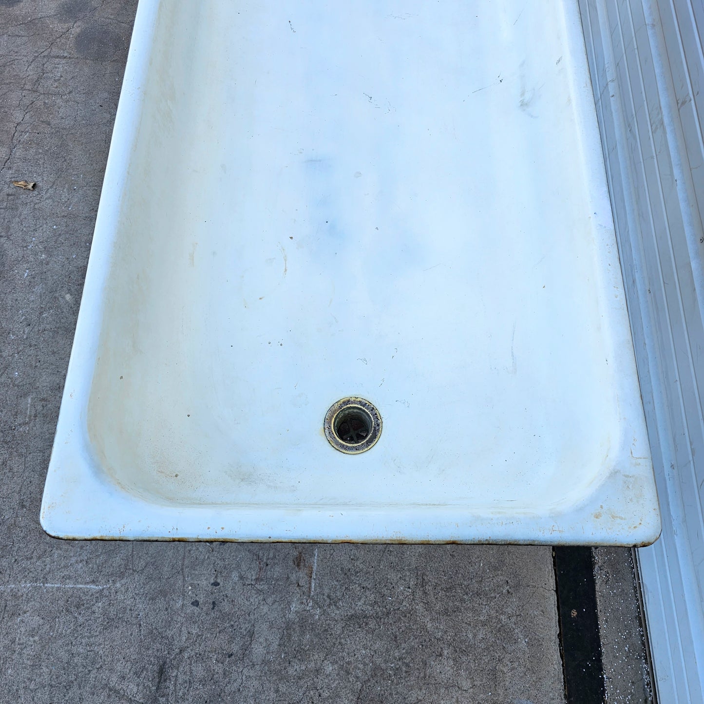 Standard Industrial Cast Iron Sink on Legs