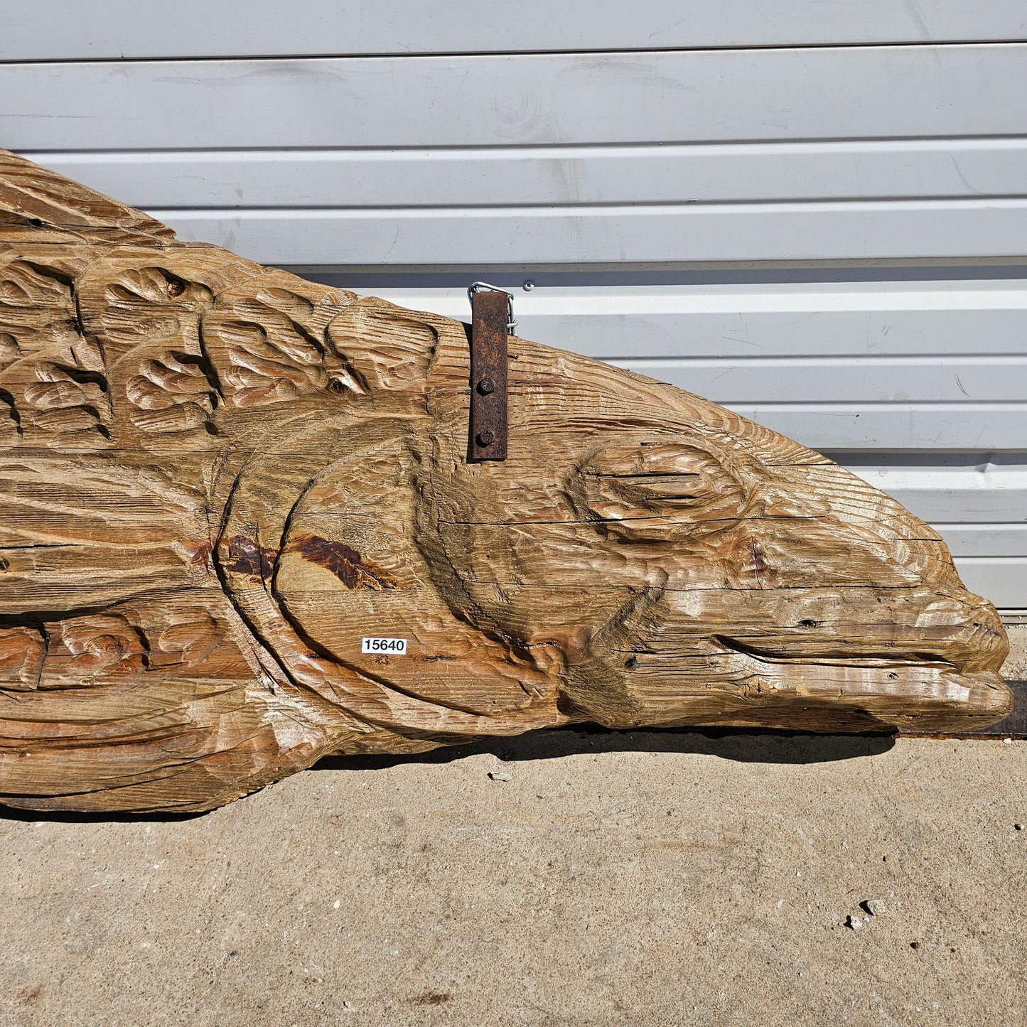 Carved Wooden Fish Trade Sign