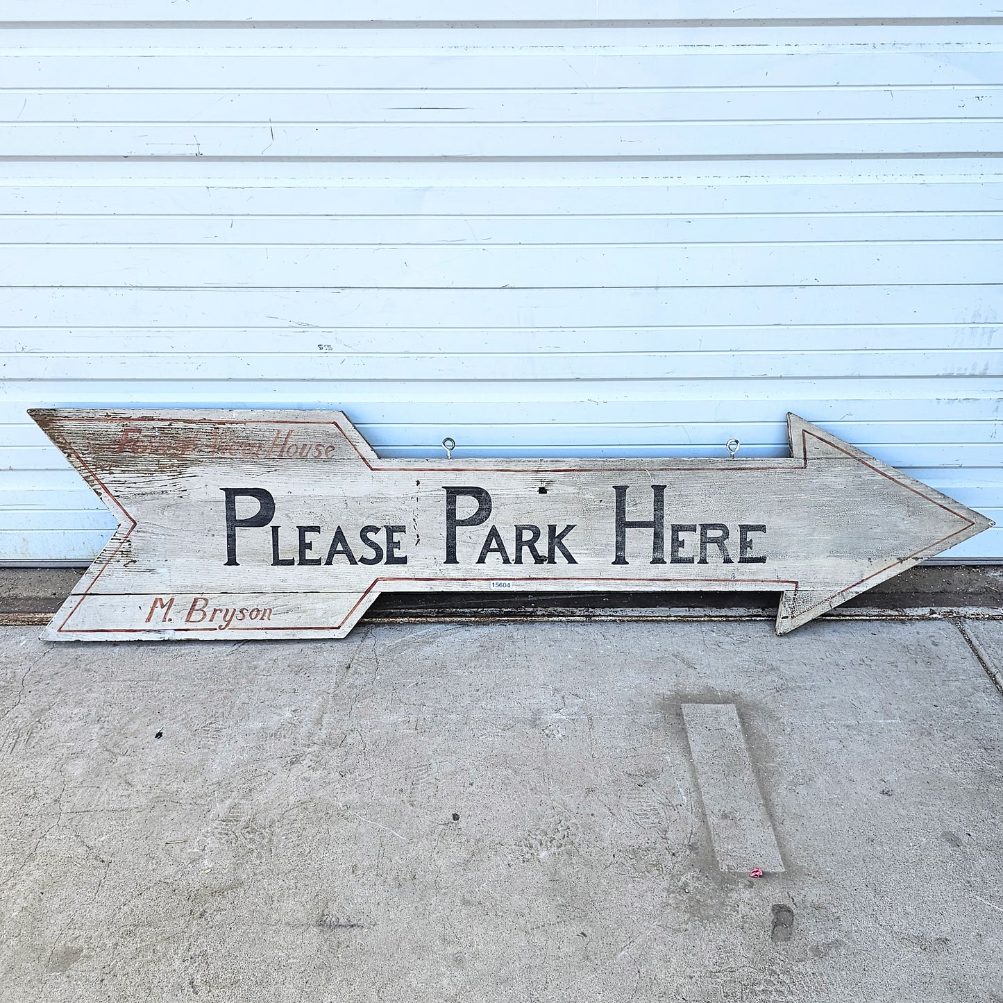 Please Park Here Sign