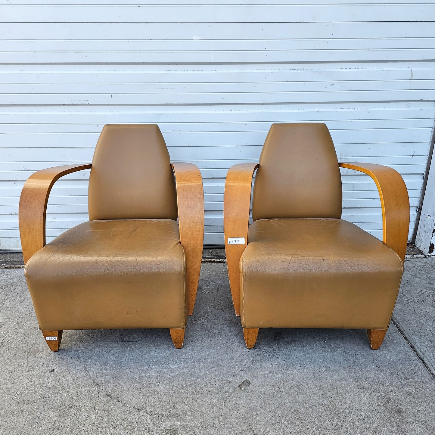 Pair of MCM Danish Club Chairs