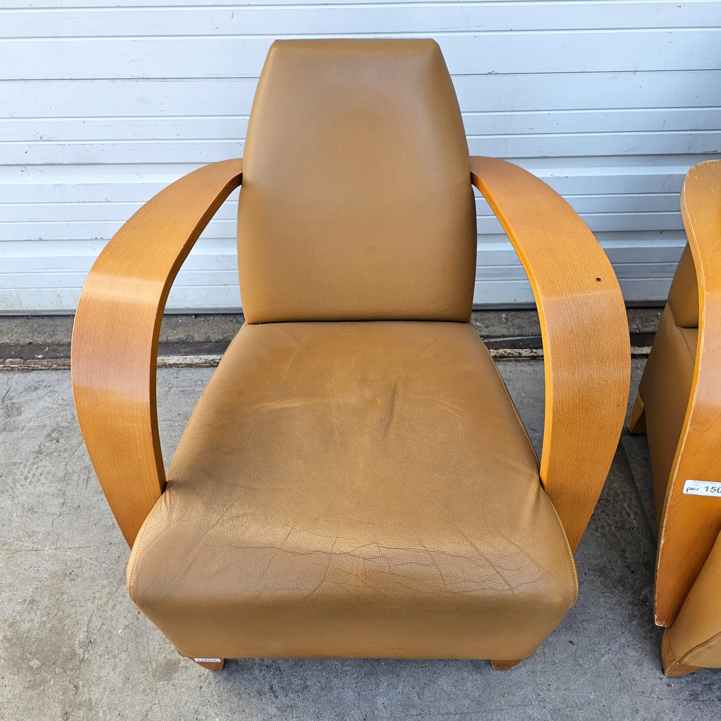 Pair of MCM Danish Club Chairs
