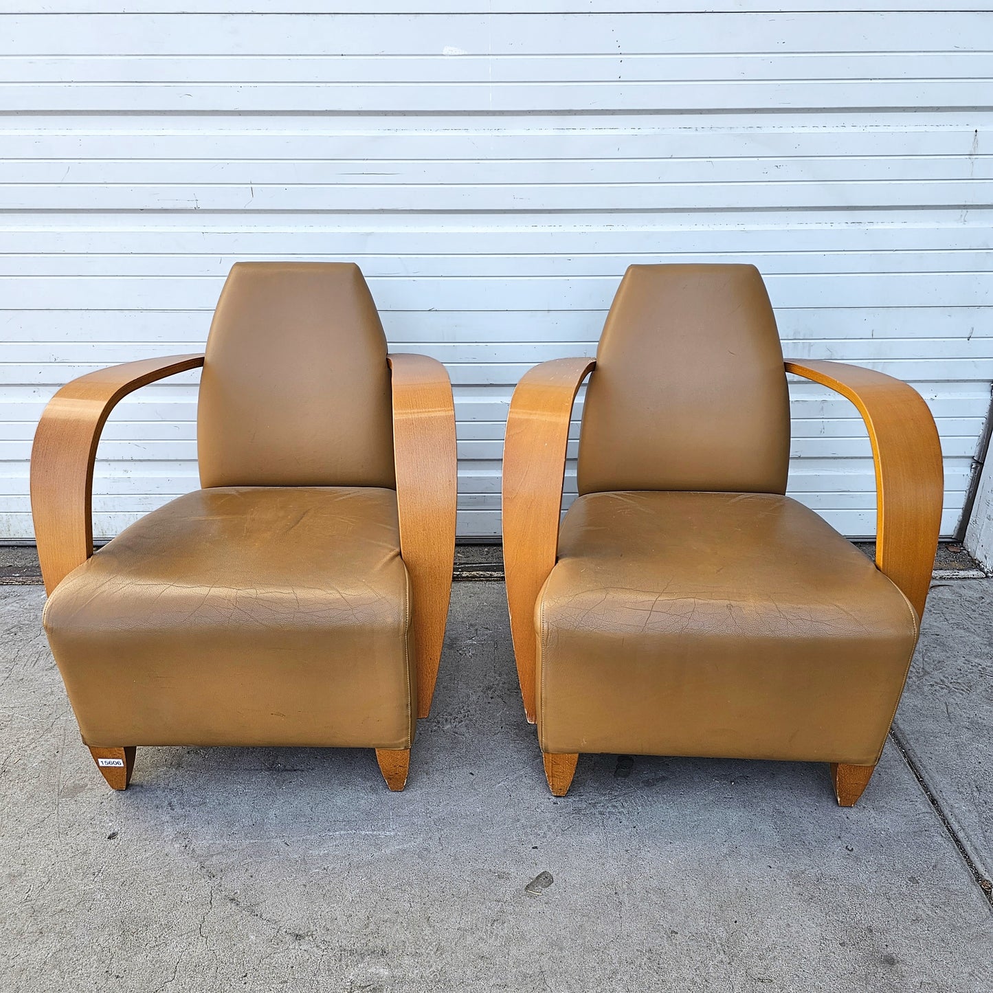 Pair of MCM Danish Club Chairs