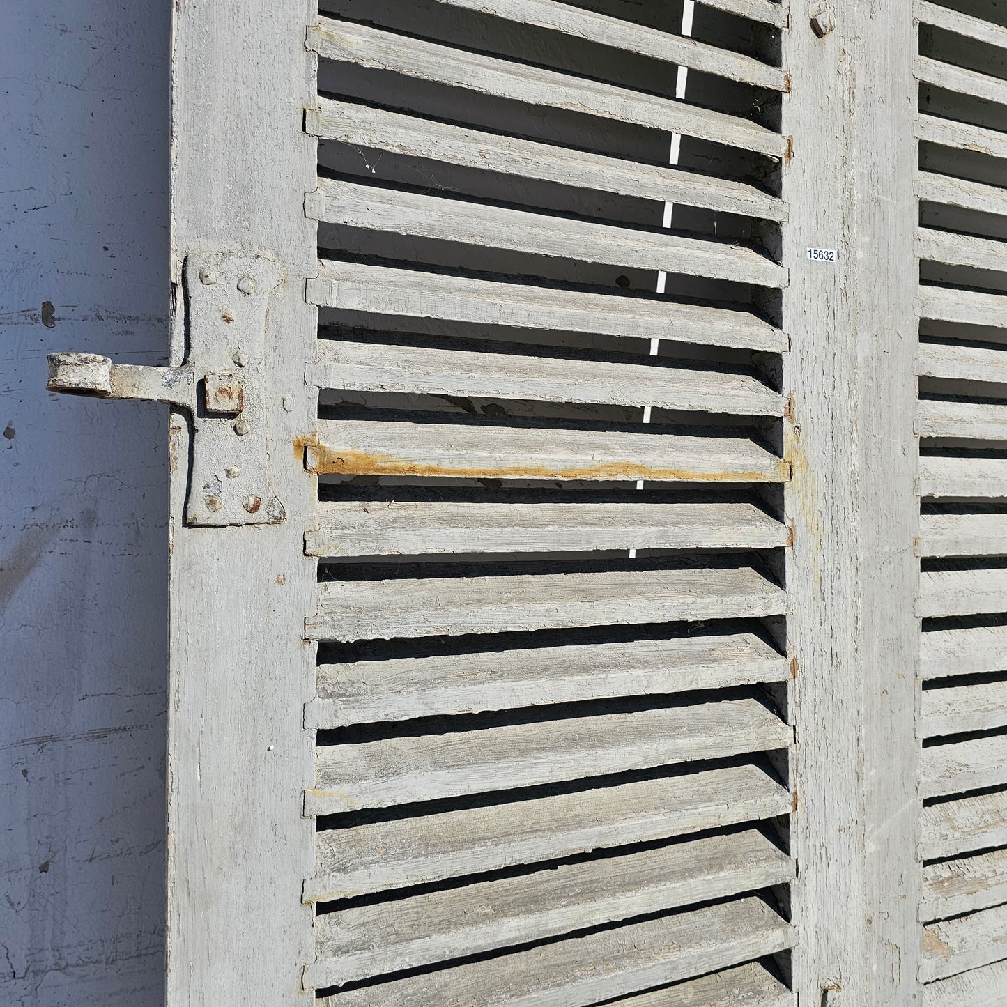 Pair of French Painted Shutters