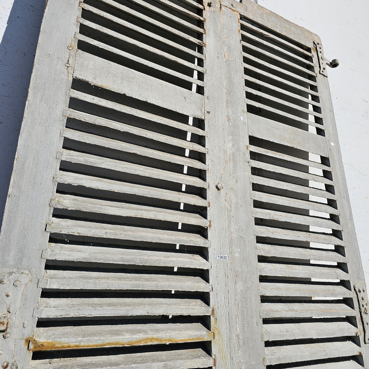 Pair of French Painted Shutters