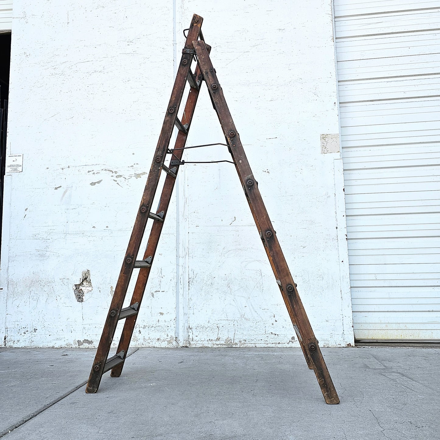 Antique Wooden Ladder