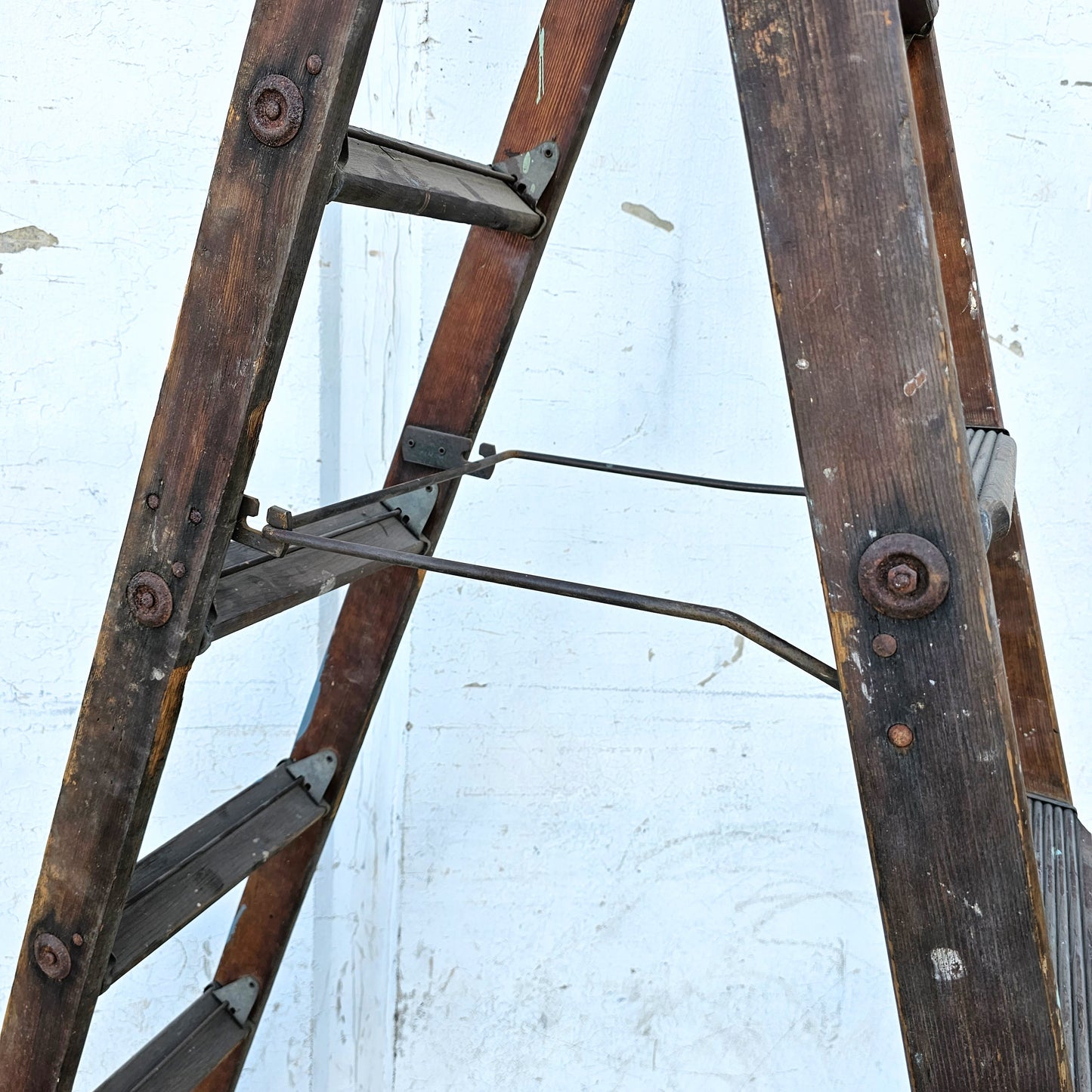 Antique Wooden Ladder