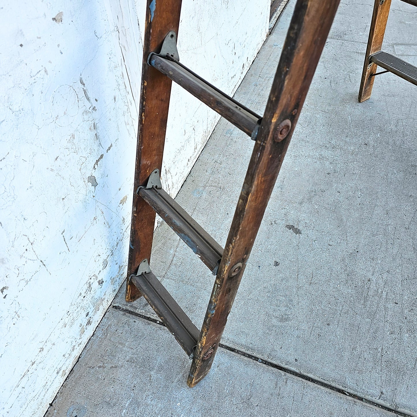 Antique Wooden Ladder