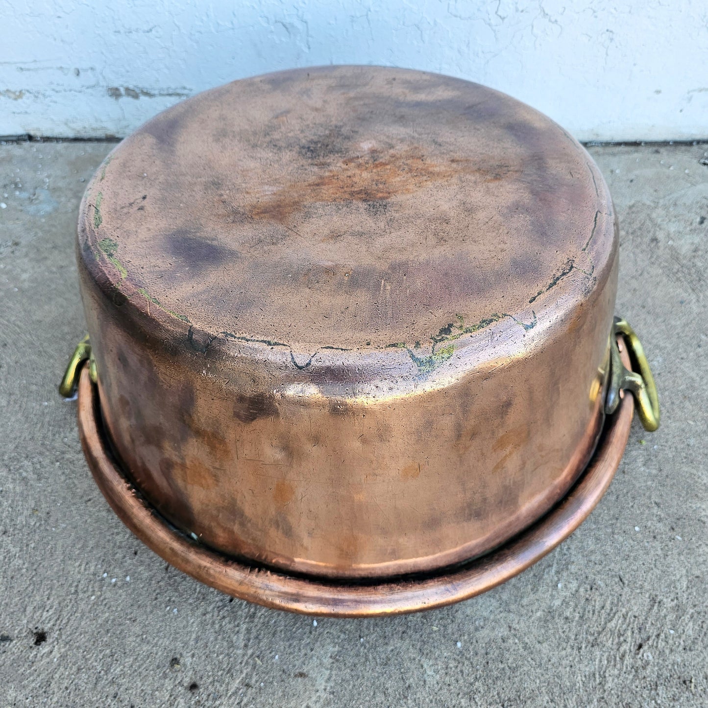 Antique French Copper Jam Pot