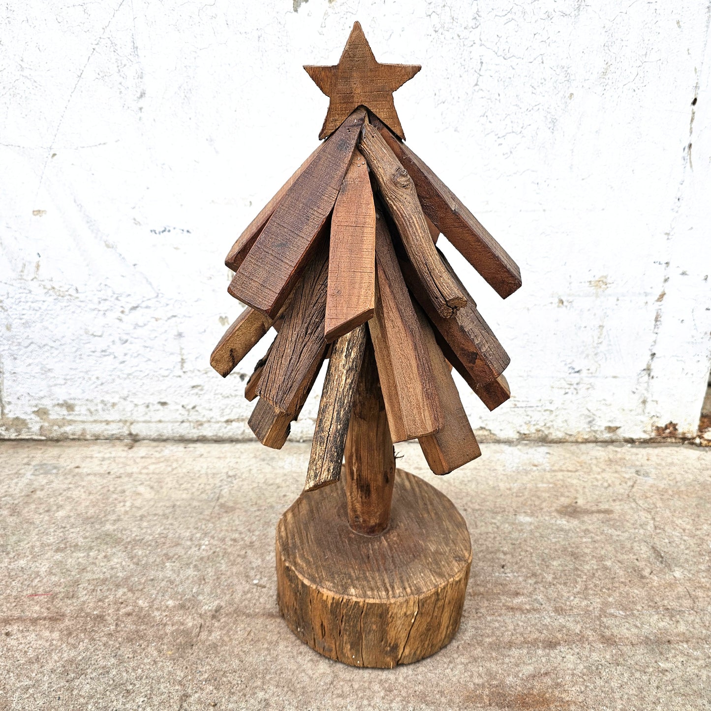 Rustic Wooden Christmas Tree