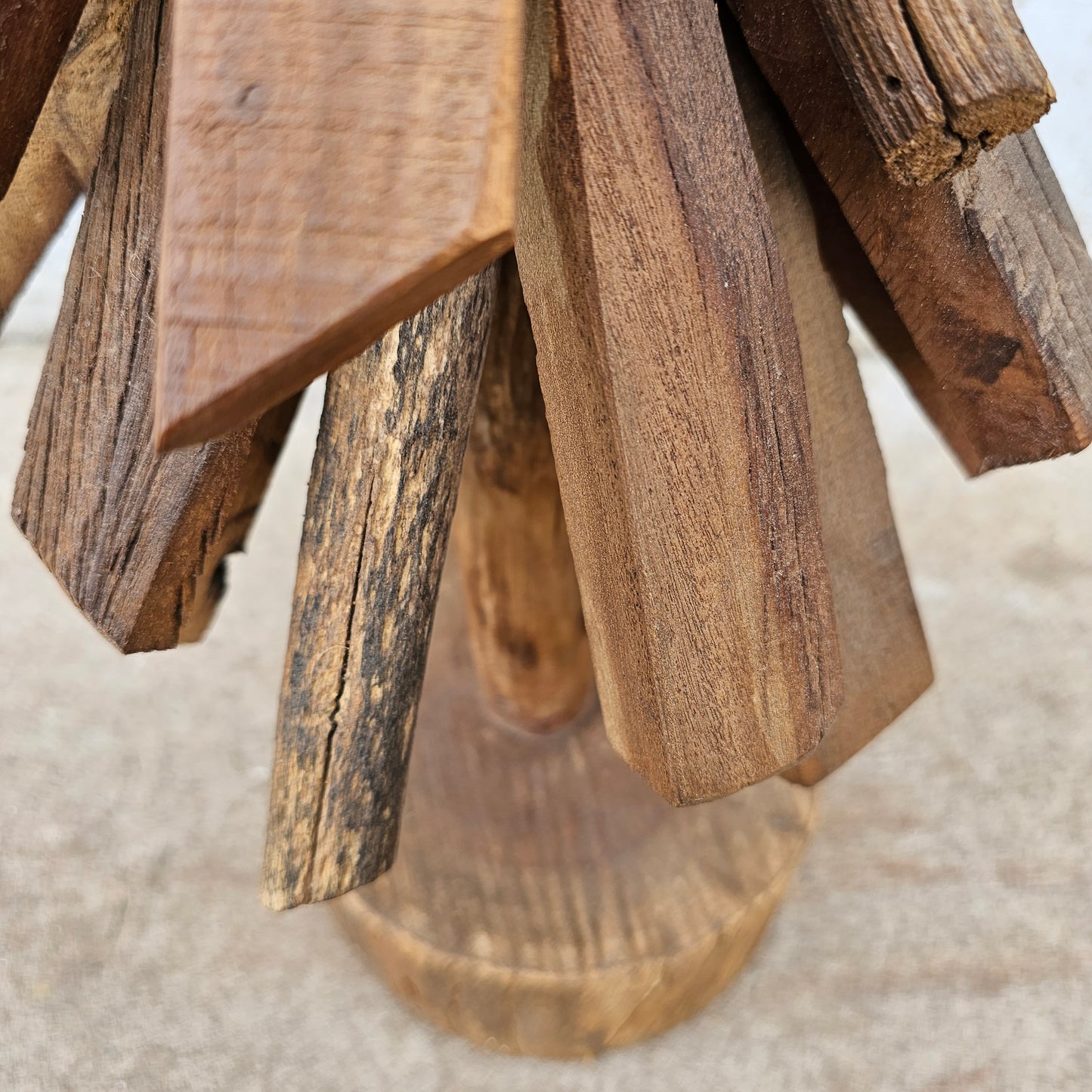 Rustic Wooden Christmas Tree
