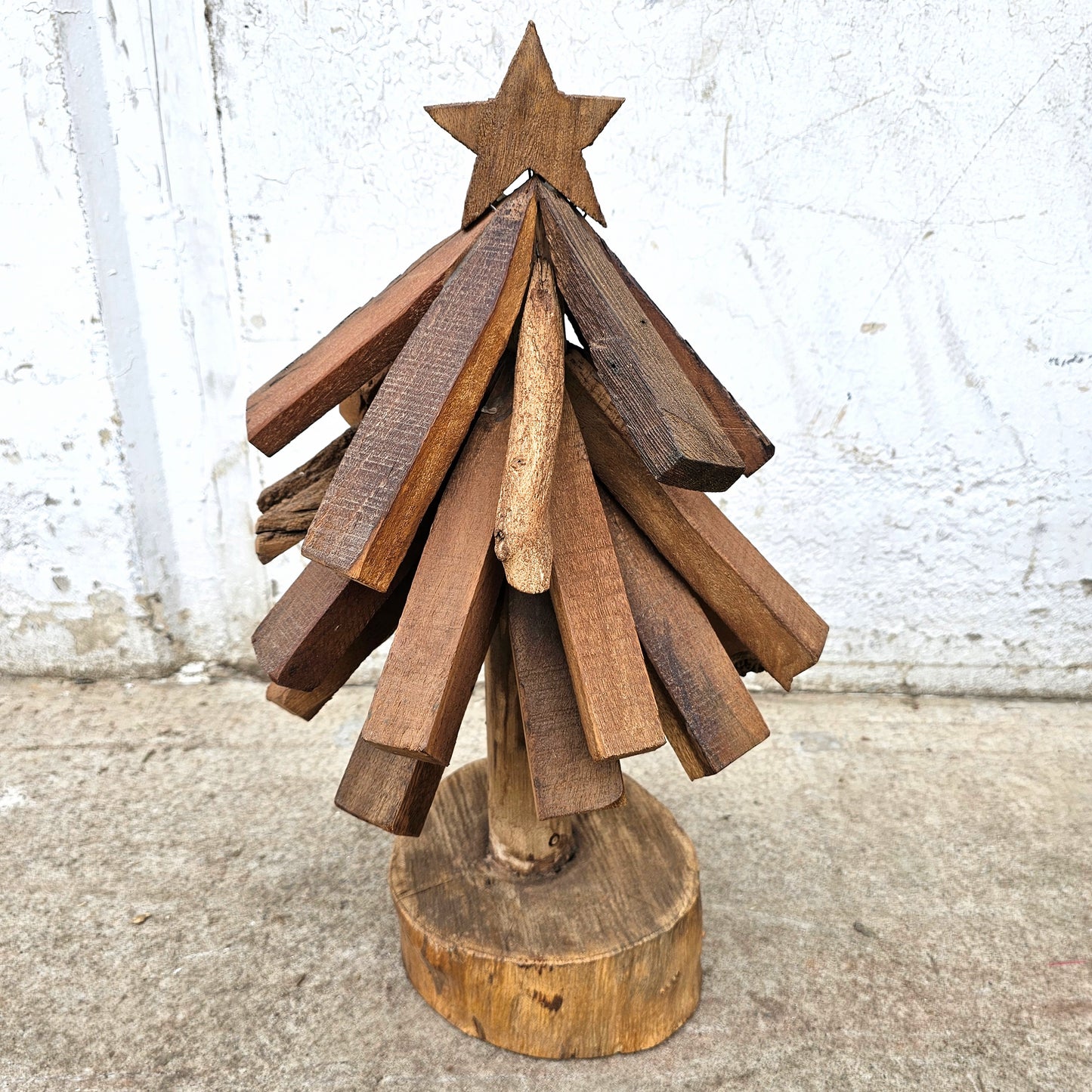 Rustic Wooden Christmas Tree