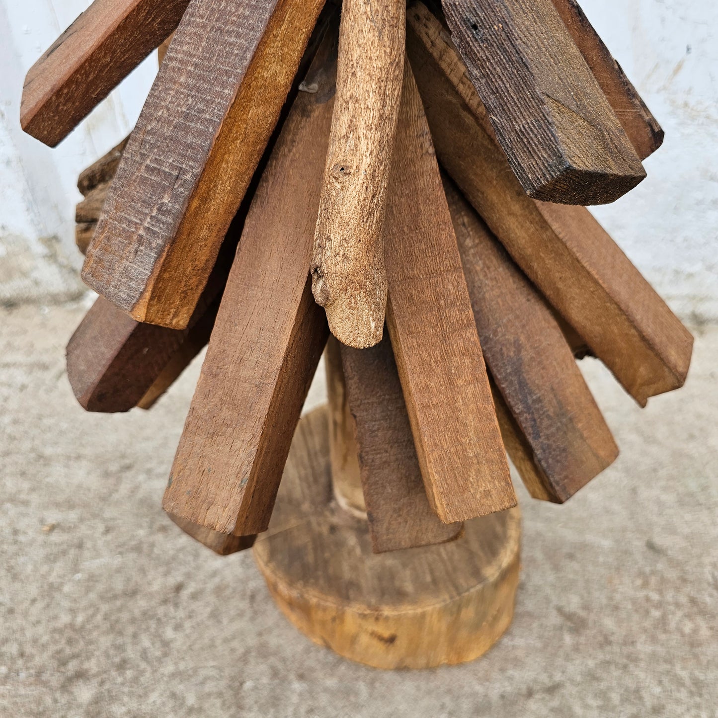 Rustic Wooden Christmas Tree