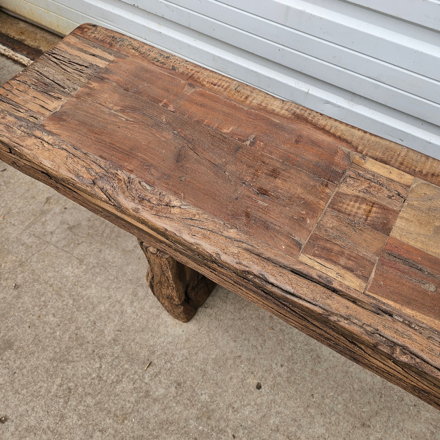 Rustic Wood Bench