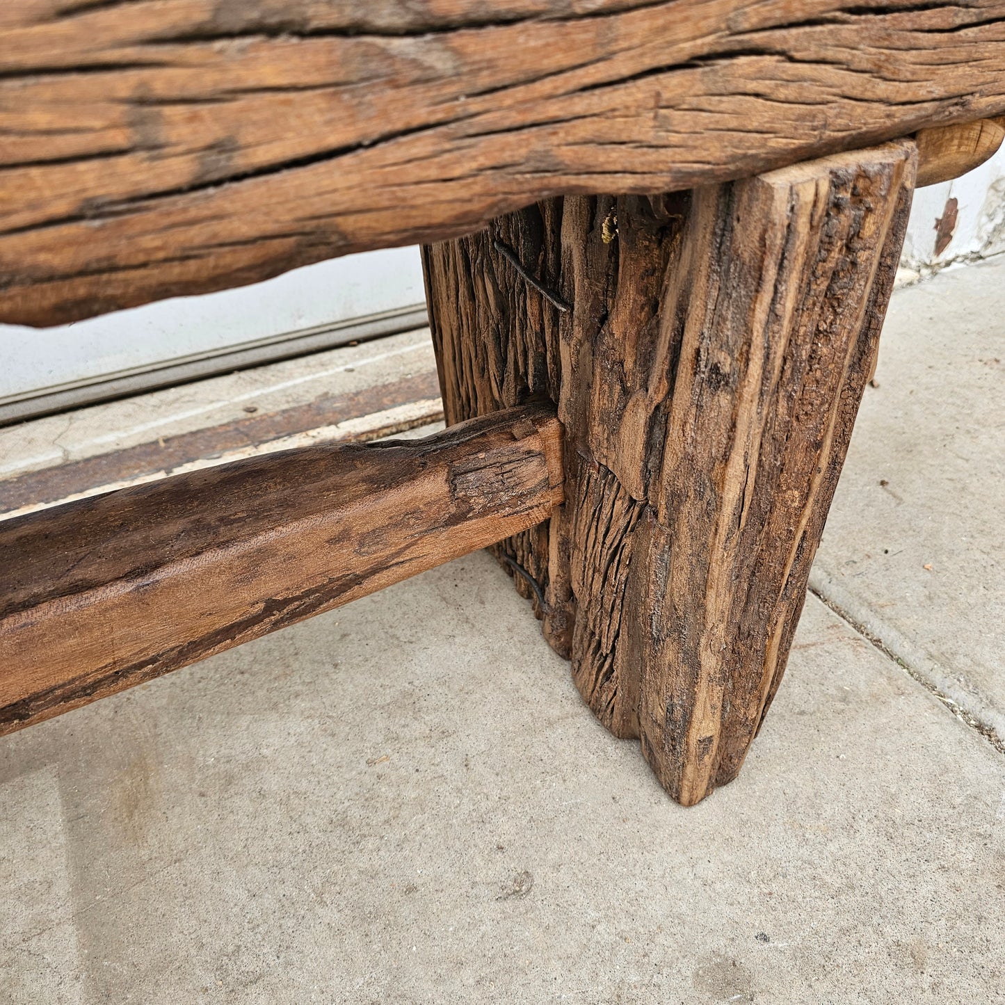 Rustic Wood Bench