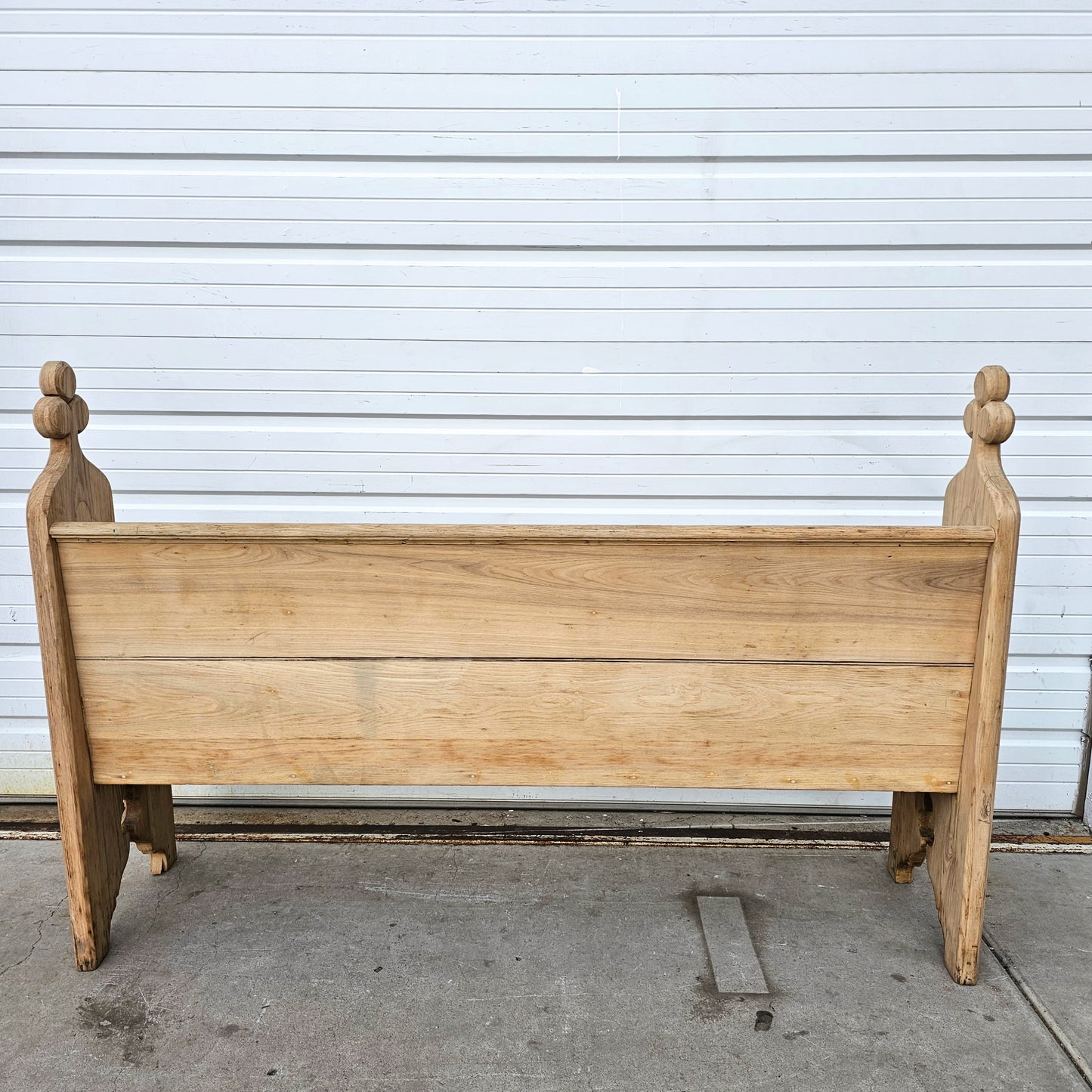 Gothic Bleached Church Pew