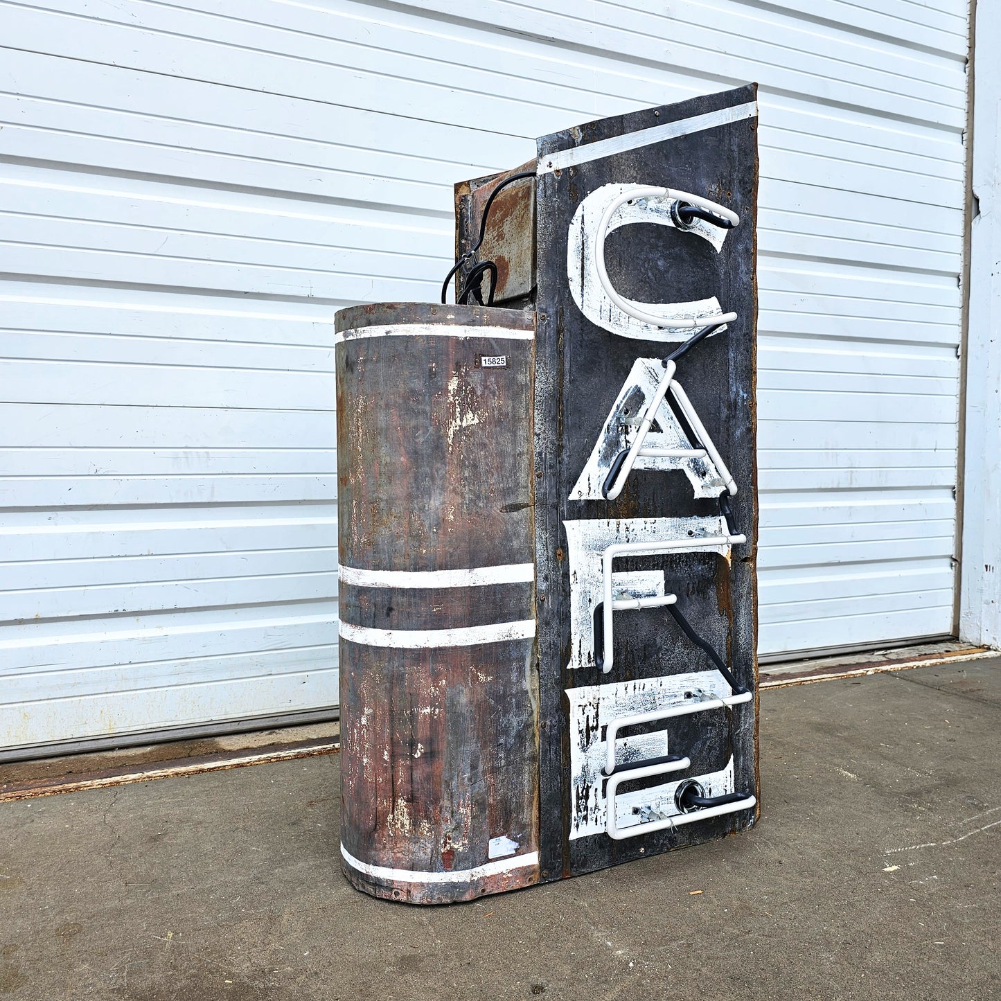 Double-Sided Neon Cafe Sign (Works)