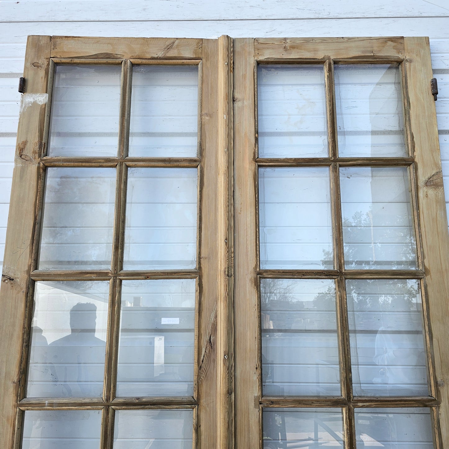 Pair of Wood French Doors w/20 Lites