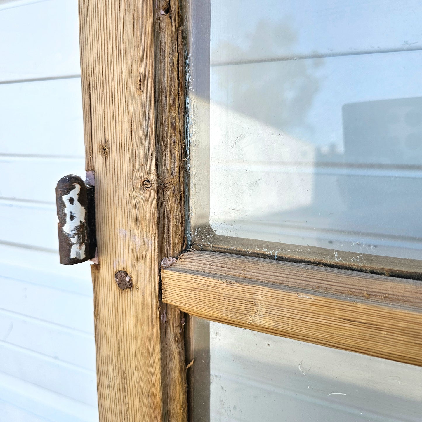 Pair of Wood French Doors w/16 Glass Lites