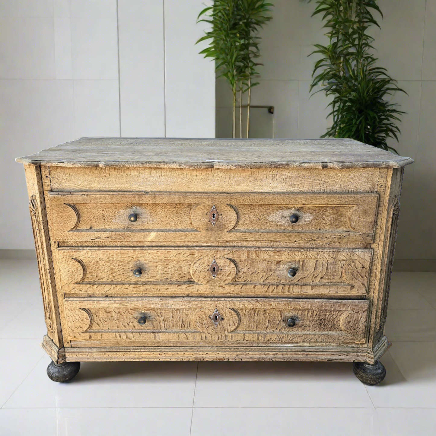 French Bleached Oak Chest