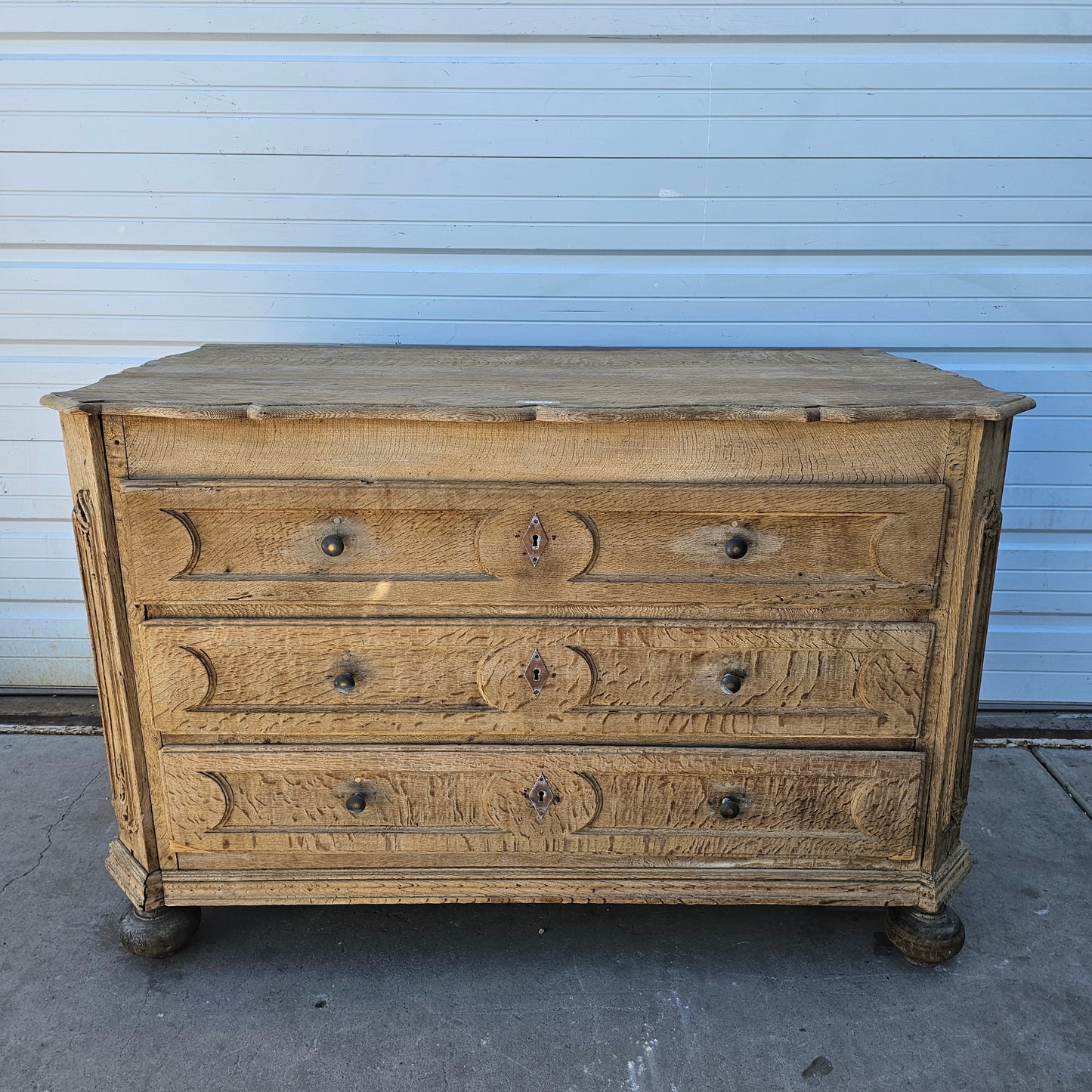 French Bleached Oak Chest