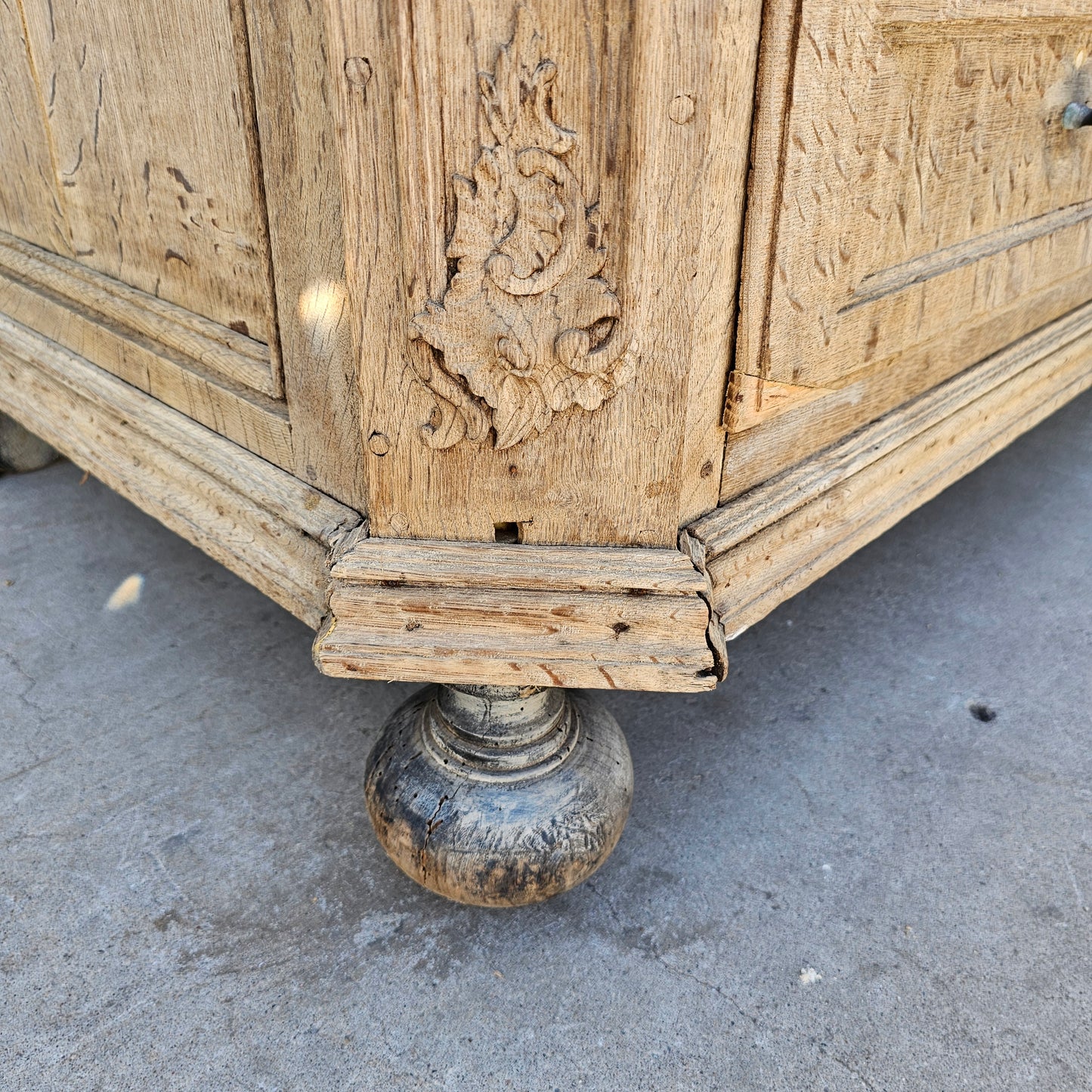 French Bleached Oak Chest