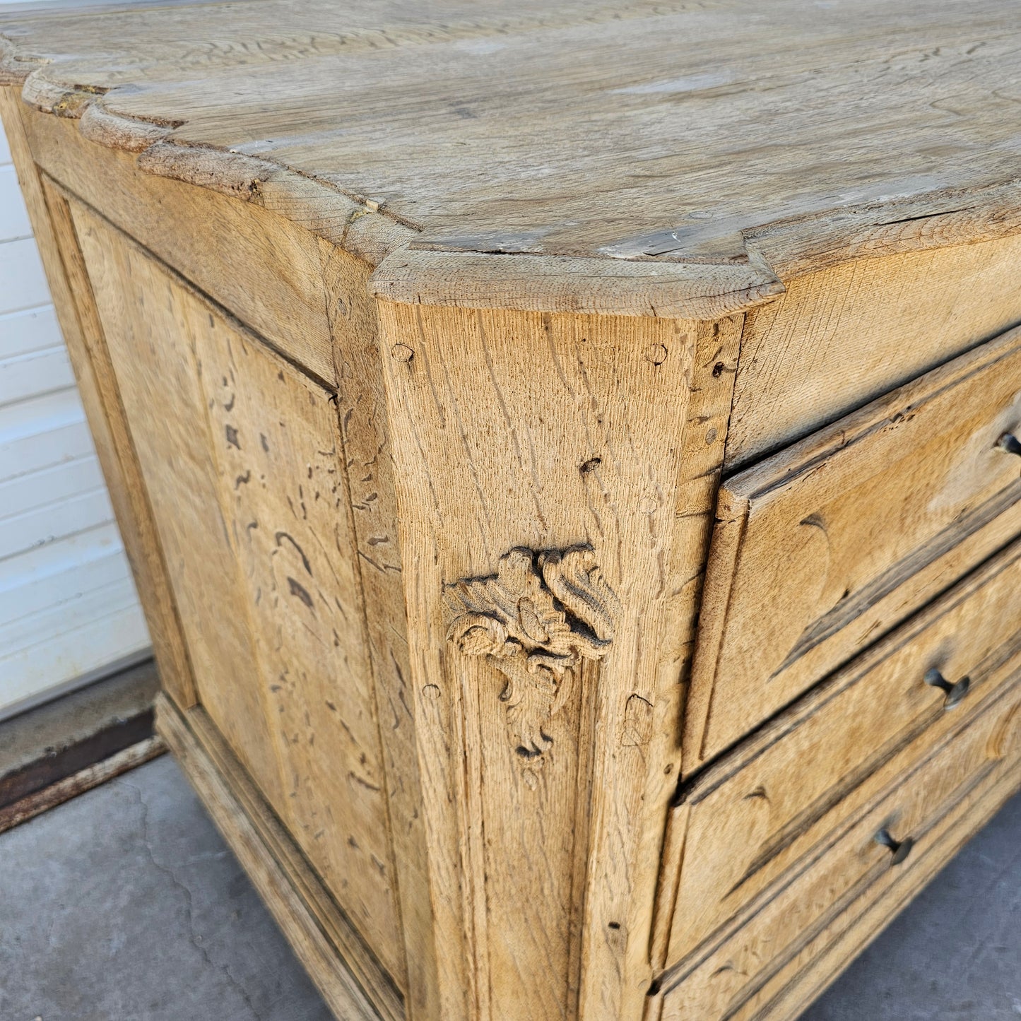 French Bleached Oak Chest