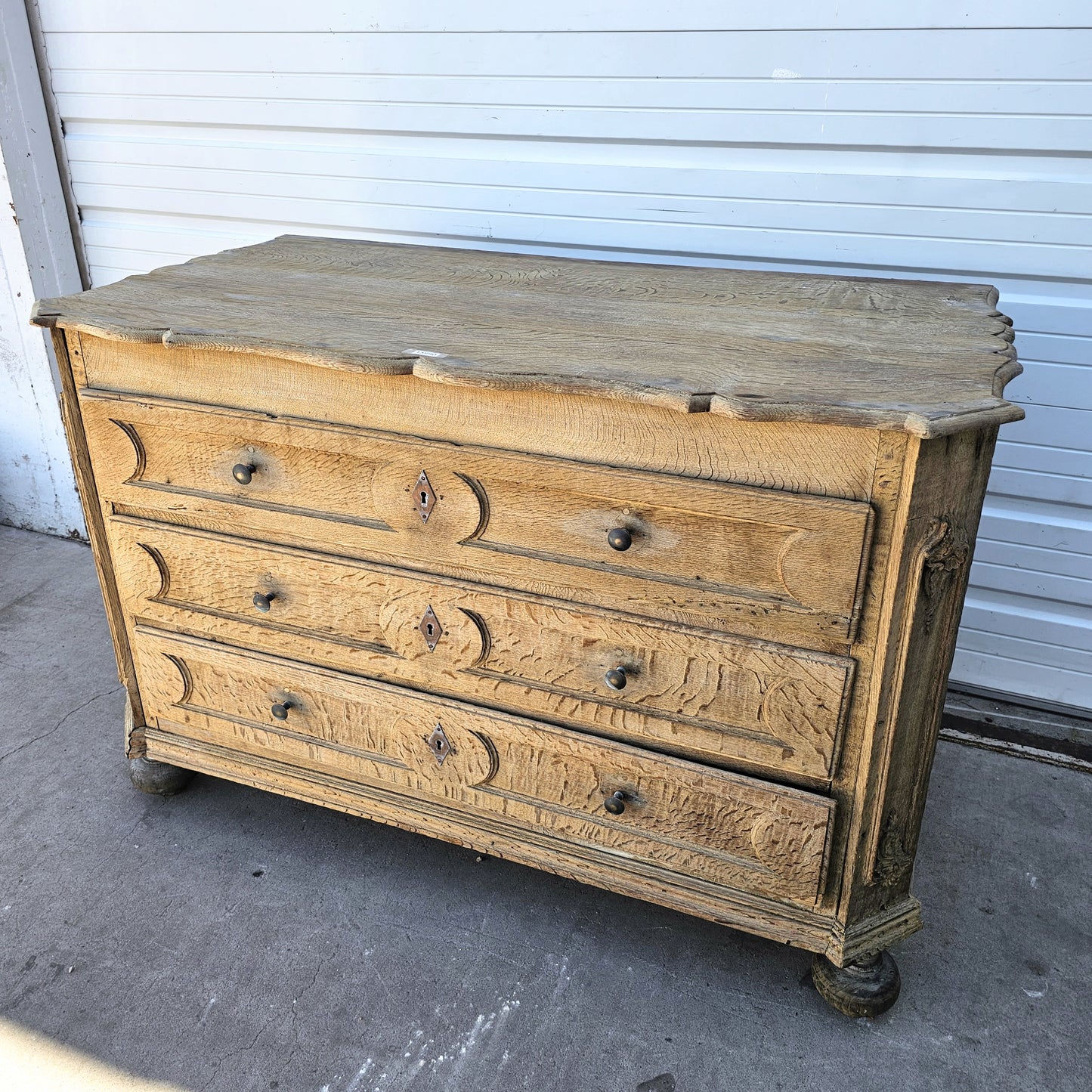 French Bleached Oak Chest