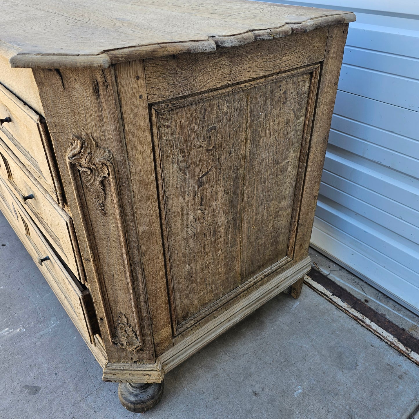 French Bleached Oak Chest
