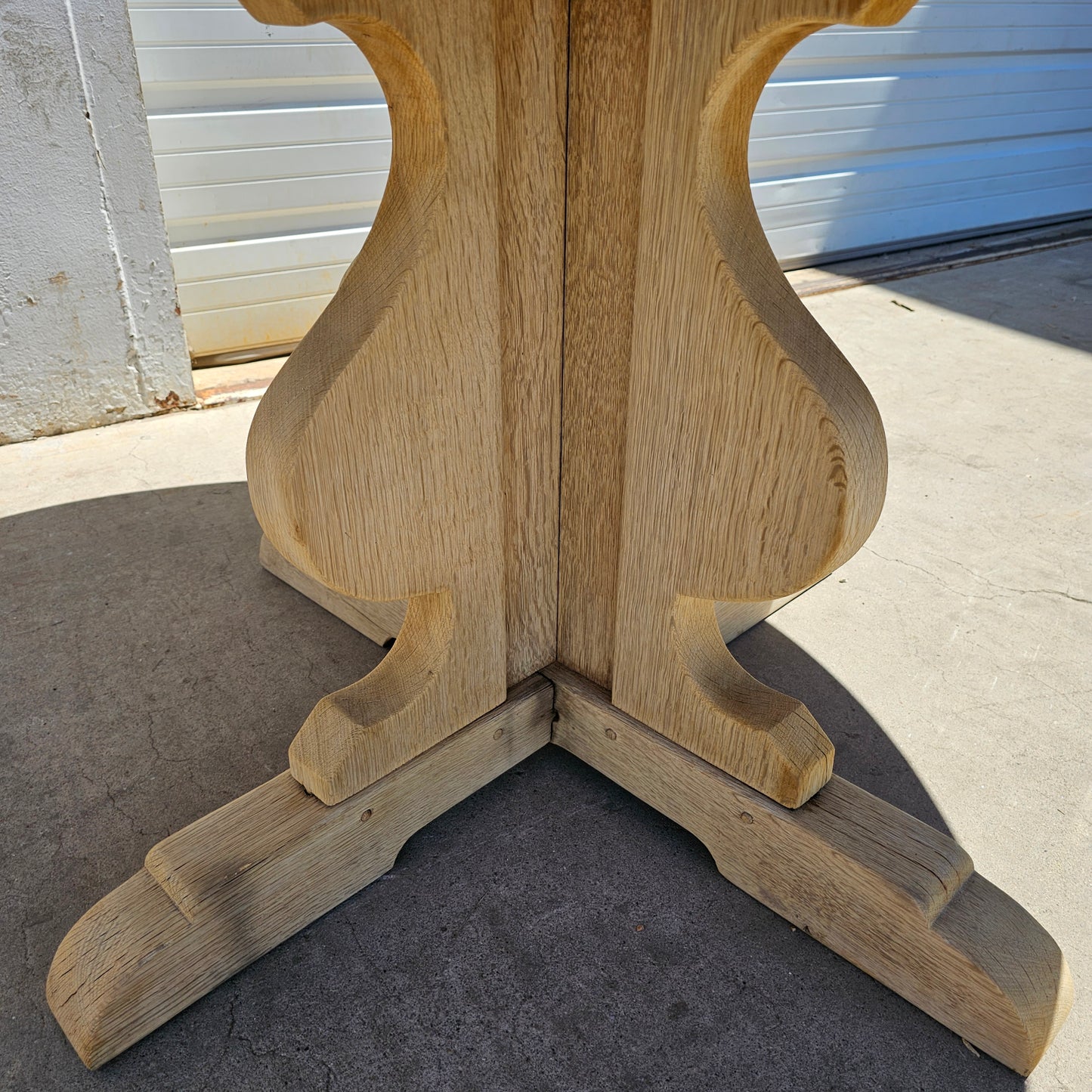 Round French Oak Dining Table