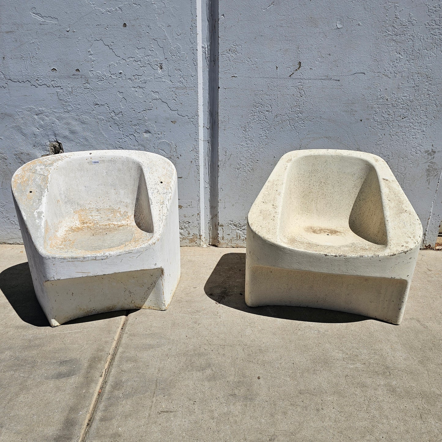 Pair of Rare Willy Guhl Chairs