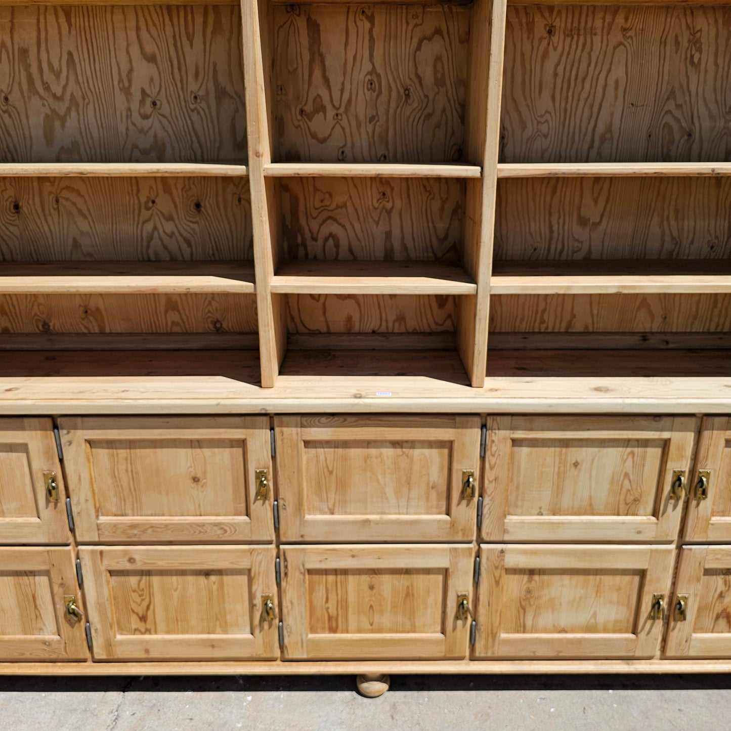 Danish 2-Piece Store Cabinet