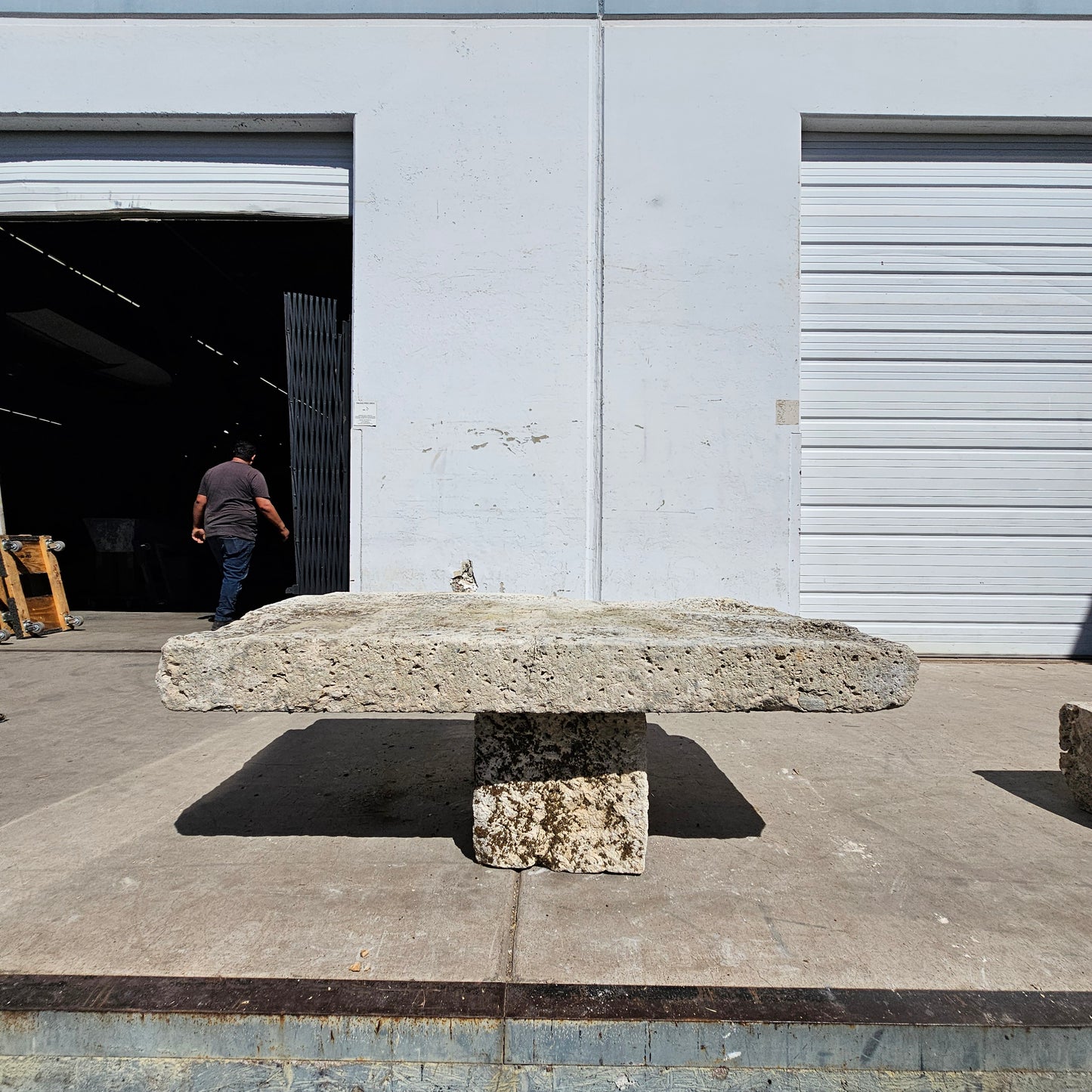 French Stone Coffee Table