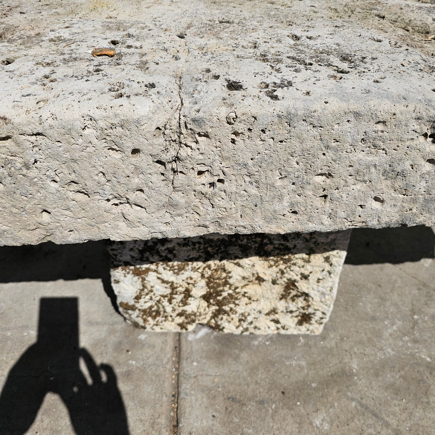 French Stone Coffee Table