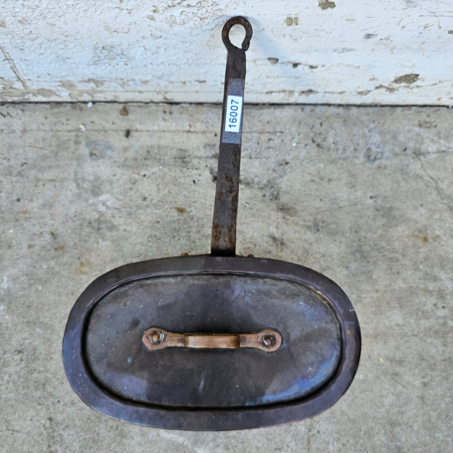 Antique French Copper Covered Pan