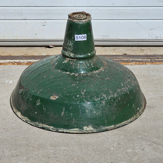 Industrial Green Ceramic Pendant Light