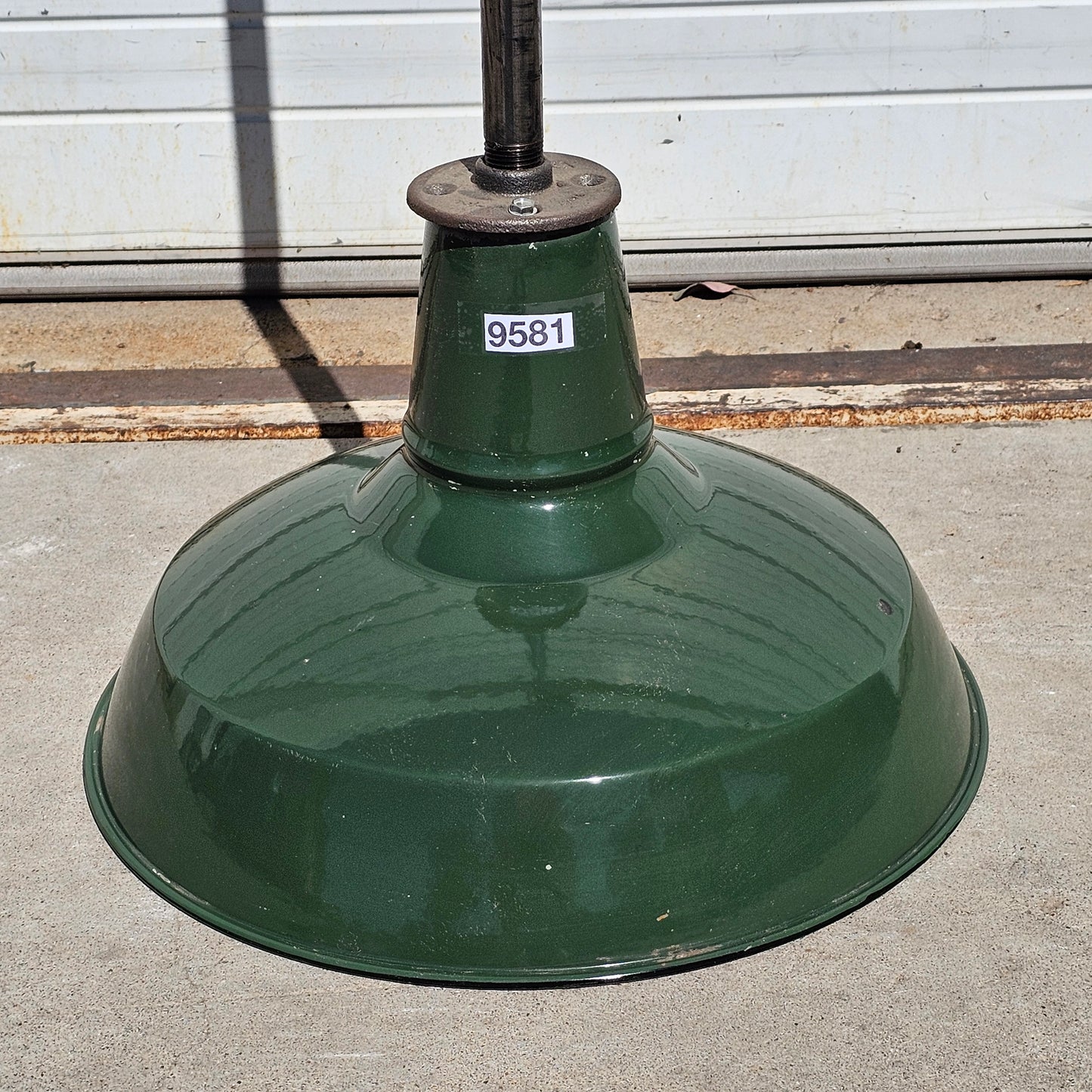 Industrial Green Ceramic Pendant