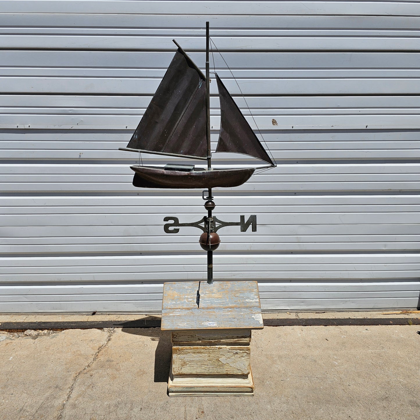 Sailboat Weathervane on Cupola