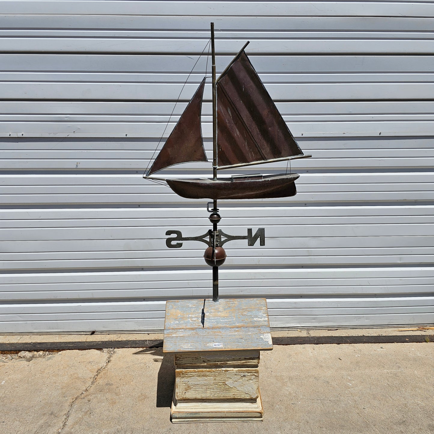 Sailboat Weathervane on Cupola