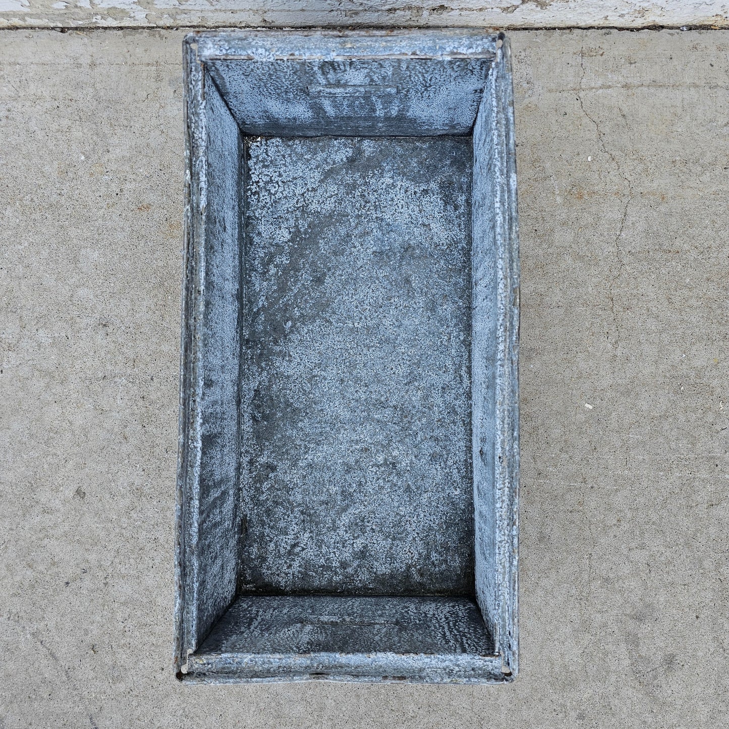 Galvanized Metal Crate